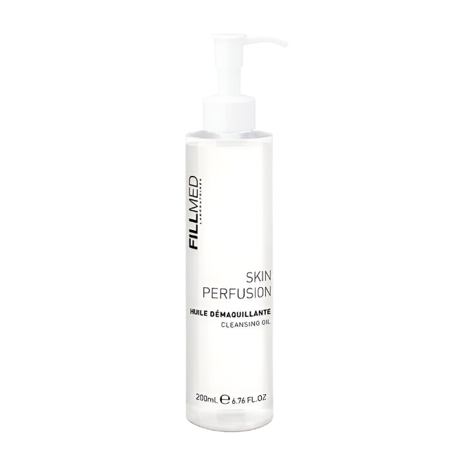 Fillmed Cleansing Oil, in 200ml clear pump bottle, designed for gentle and thorough cleansing.