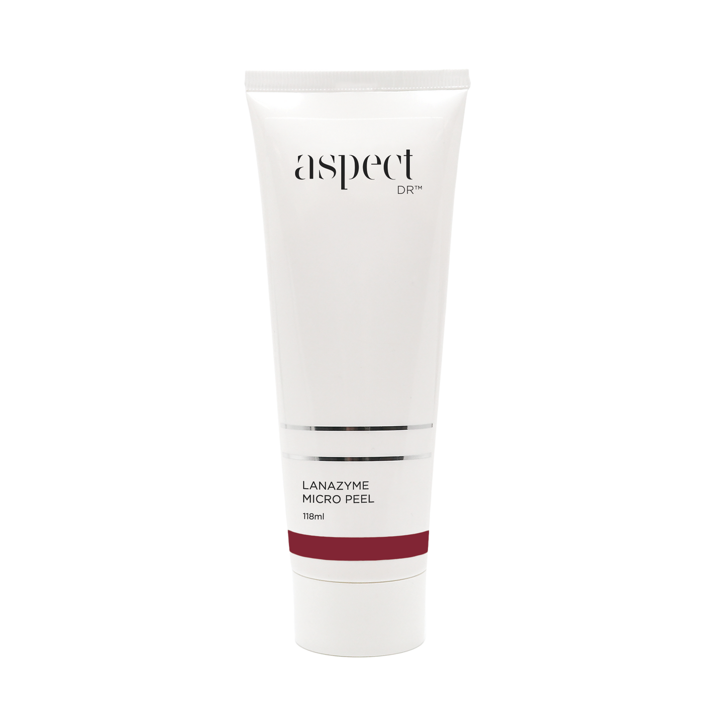 Aspect Dr Lanazyme Micro Peel, 118ml white tube with deep red accents.