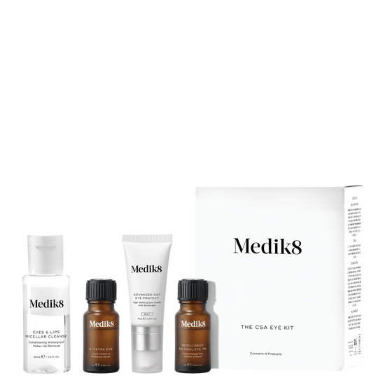 Medik8  CSA Eye Kit bottles and box