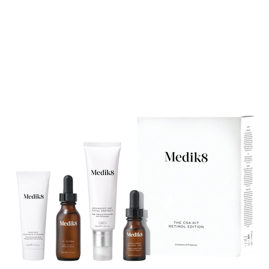 Medik8  CSA KIt Retinol Edition bottles 