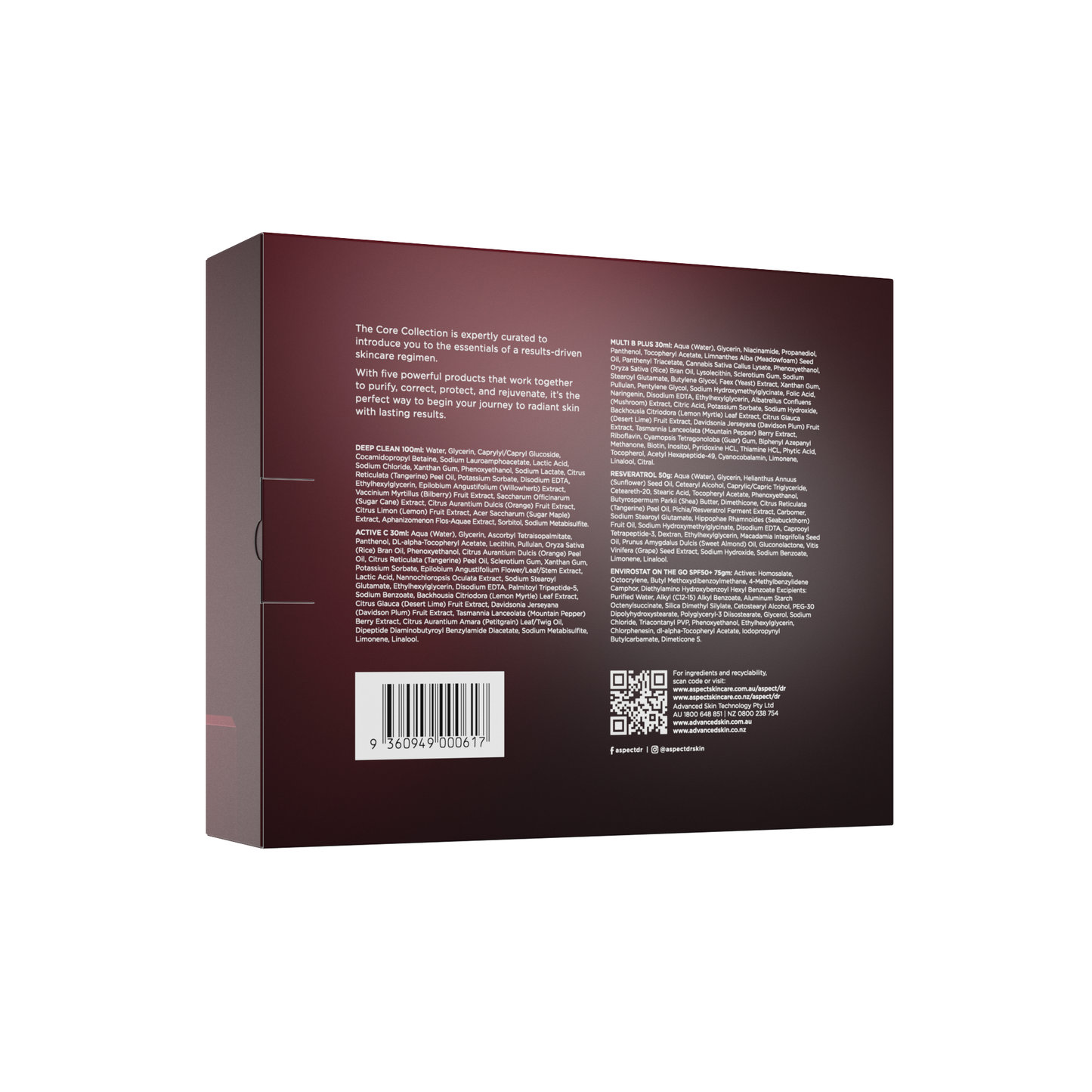 CORE COLLECTION LIMITED EDITION KIT $279 (VALUED AT $489)