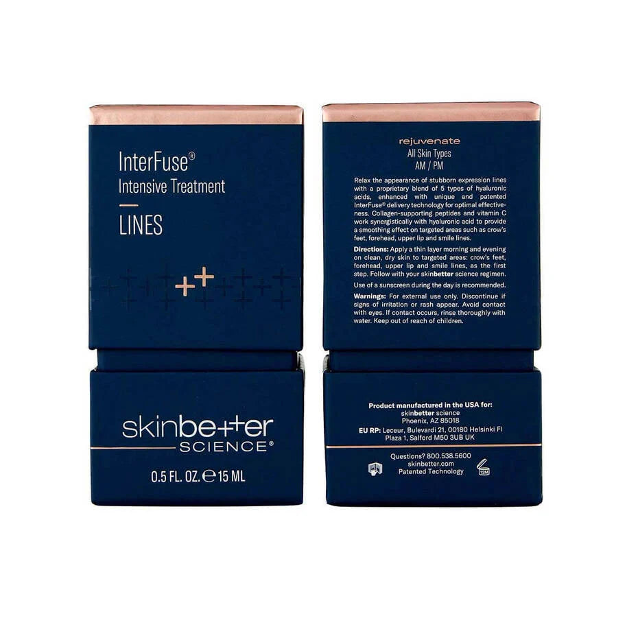 INTERFUSE INTENSIVE TREATMENT LINES 15ML $165