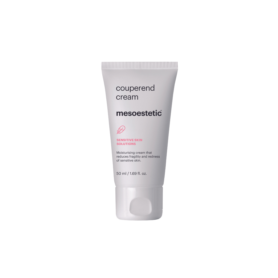 Mesoestetic Couperend Cream, 50ml matte white tube, moisturising cream that reduces fragility and redness of sensitive skin.